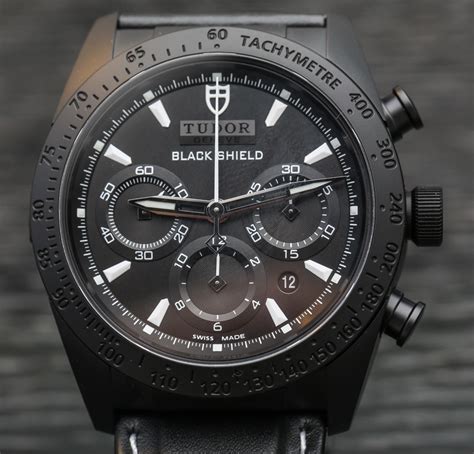 tudor watch black shield